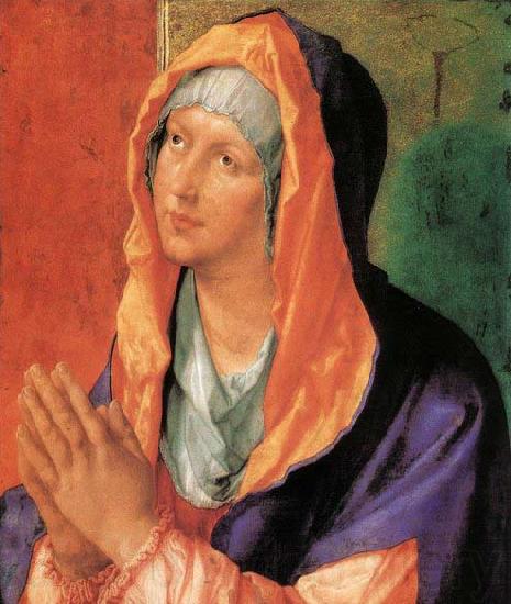 Albrecht Durer The Virgin Mary in Prayer Spain oil painting art